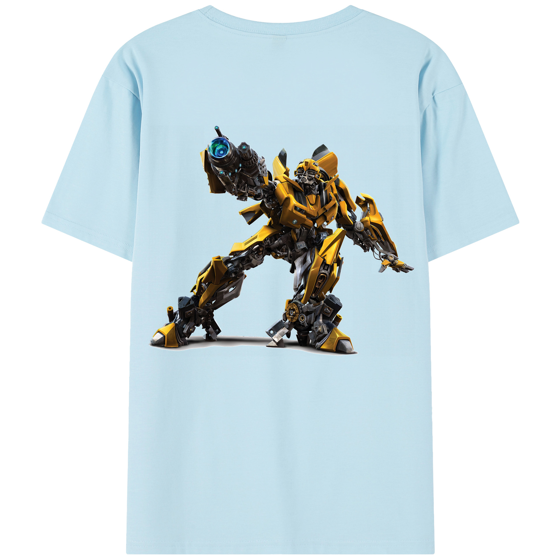 （画像用） Transformers トランスフォーマー 綿100％半袖Tシャツ（背面プリント）